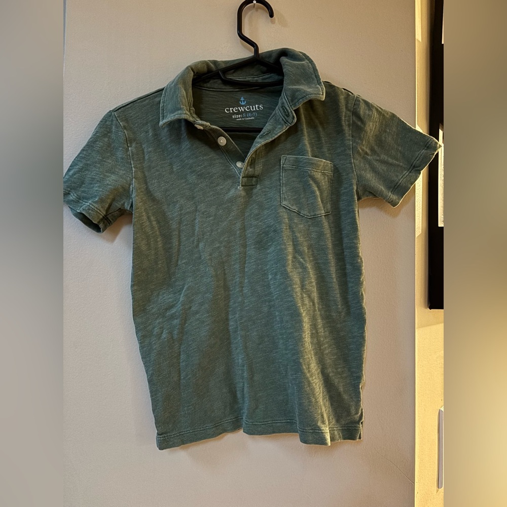 Crewcuts Garment Dyed Short Sleeve Polo Shirt